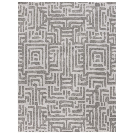 Safavieh 8 x 10 ft. Amherst Contemporary Power Loomed Rectangle Rug Grey & Light Grey AMT443O-8
